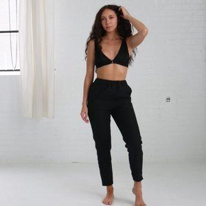 Kepola Palatine Linen Pant in Black Size XS NWT